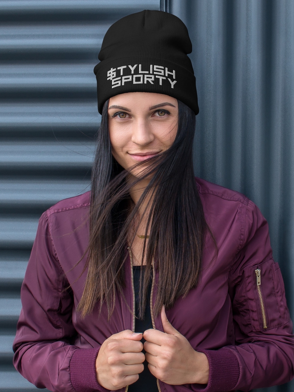 Black Knit Beanie - Women’s Casual Hat